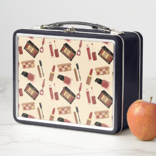 Lunch Box Maquillage Cosmétique Beauté Motif Cosmetologie