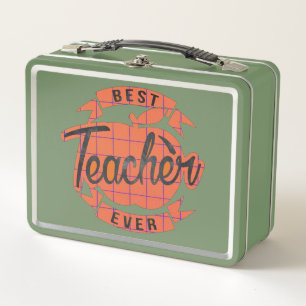 Lunch Box Meilleur enseignant jamais rétro vintage