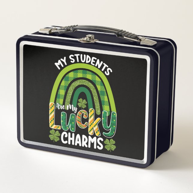 Lunch Box Mes étudiants sont mes charmes chanceux St Patrick (Devant)