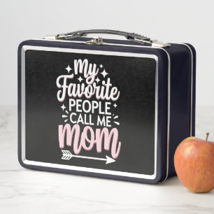 Lunch Box Mes personnes préférées m'appellent Maman Fleurs d