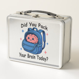 Lunch Box Mignon « Avez-vous emballé votre cerveau aujourd'h