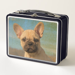 Lunch Box Mignonne chiot à chien roux français - Drôle photo