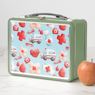 Lunch Box Mignonne infirmière, Docteur, Médicale, Thème de s