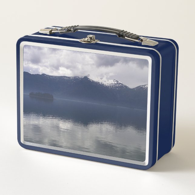 Lunch Box Misty Alaskan Sea dans les tons bleu (Devant)