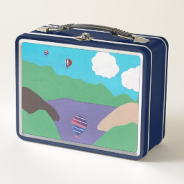Lunch Box mit Lake and Mountain Design