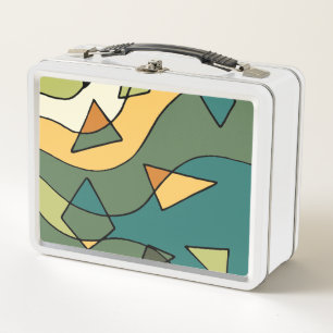 Lunch Box Modèle vintage abstrait dessiné à la main
