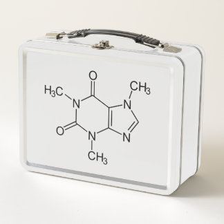Lunch Box Molécule de caféine Chimie Café Atomes