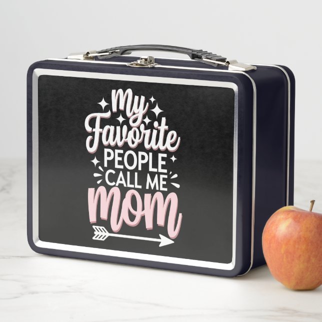 Lunch Box Mon peuple favori m'appelle la fête des mères Fête (En situation)