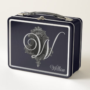 Lunch Box Monogramme personnalisé initial