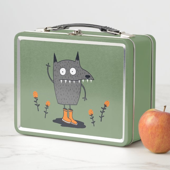 Lunch Box Monstre Drôle (En situation)