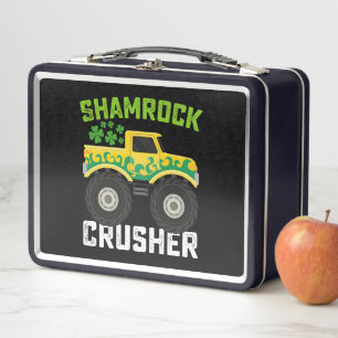 Lunch Box Monstre Shamrock Crusher camion écraser jour de la