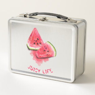Lunch Box Morceaux de pastèque juteuse sucrée rouge savoureu