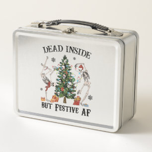 Lunch Box Mort à l'intérieur Noël drôle