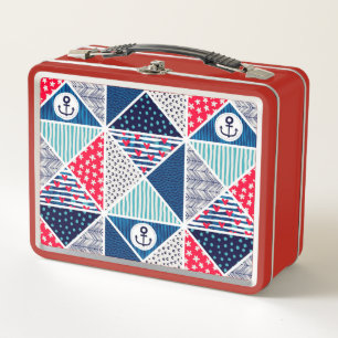 Lunch Box Motif à maquette avec élément nautique Pointe Polk