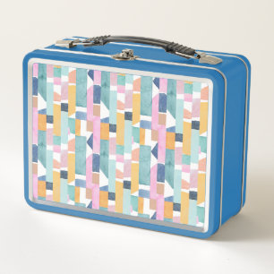 Lunch Box Motif abstrait de forme d'aquarelle