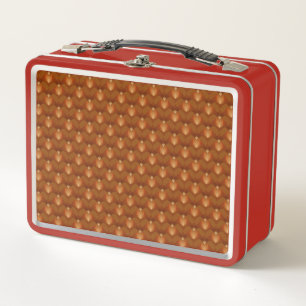 Lunch Box Motif Bohème Rétro dans le Style des Années 70