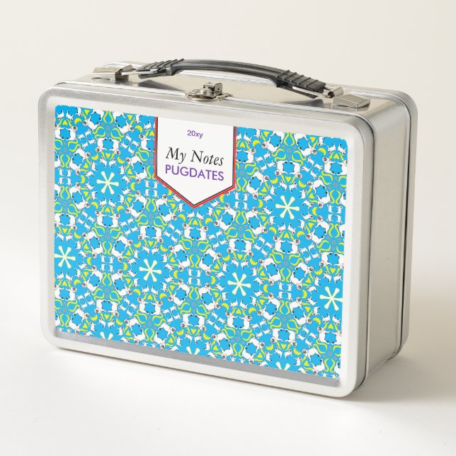 Lunch Box Motif Carlin Mops (Devant)