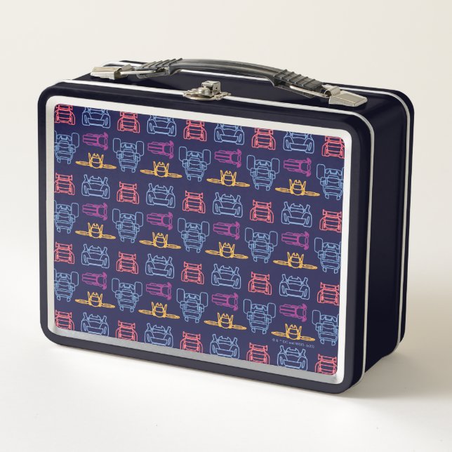 Lunch Box Motif d'arrière-plan Batwheel™ Neon (Devant)