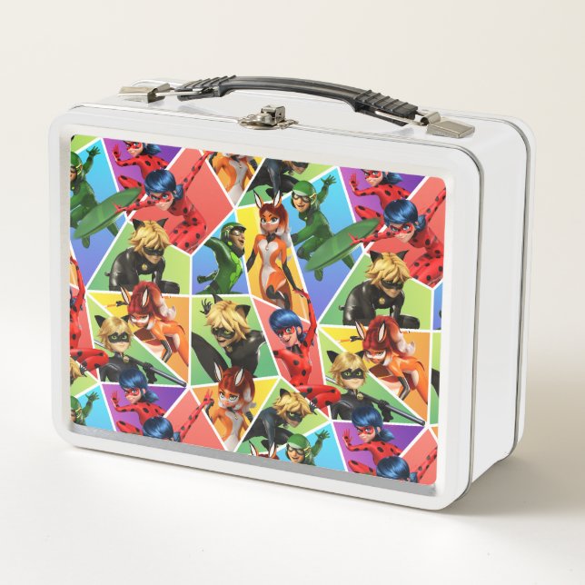 Lunch Box Motif de caractères couleur miquille (Devant)