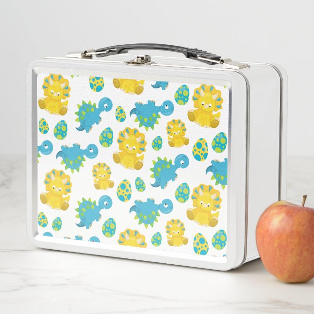 Lunch Box Motif De Dinosaures, Dinosaures Mignons, Baby Dino (En situation)