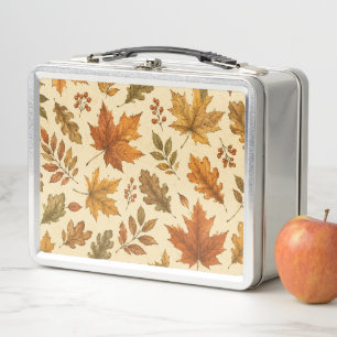 Lunch Box Motif de feuilles d'automne Feuillage d'automne