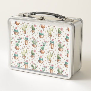 Lunch Box Motif de fleur d'étape de fleur de désert