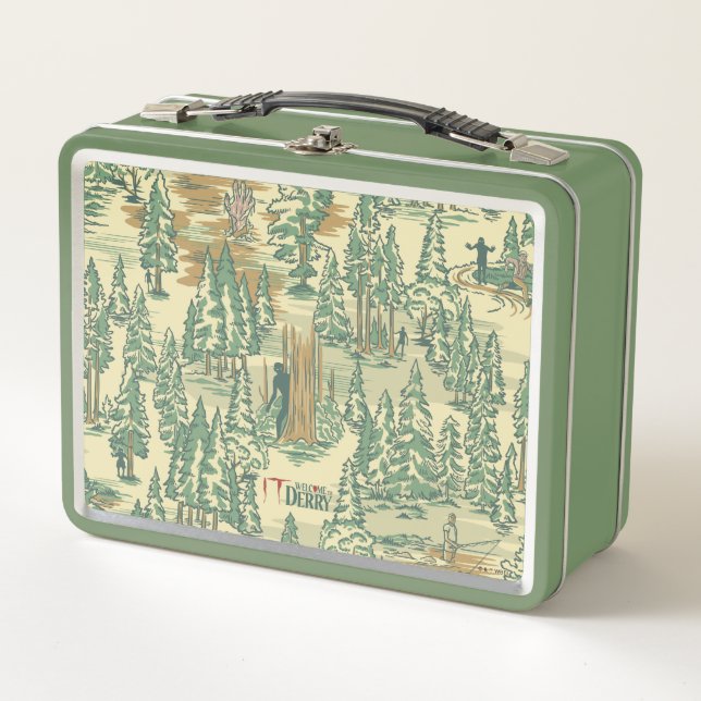 Lunch Box MOTIF de la pêche forestière IT (Devant)