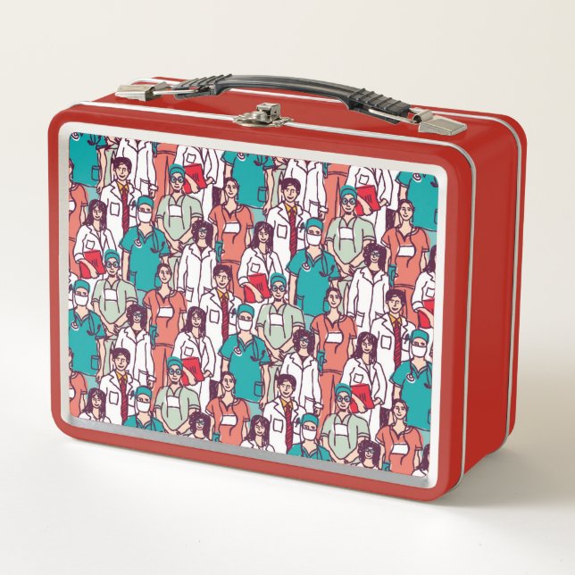 Lunch Box Motif de médecin et de chirurgien (Devant)
