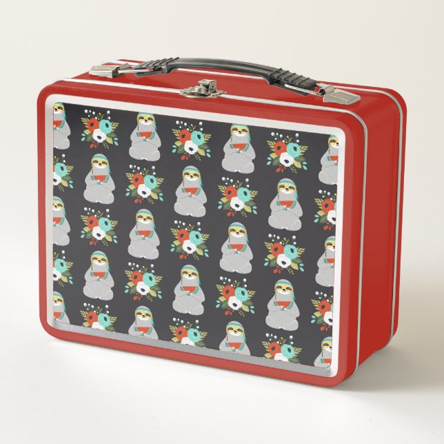 Lunch Box Motif de paresse de pastèque (Devant)