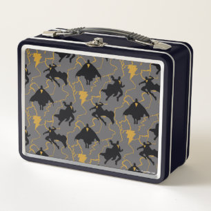 Lunch Box Motif de silhouette Black Adam Lightning