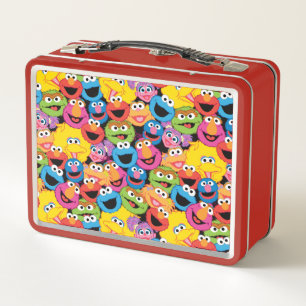 Lunch Box Motif de visages de caractère de Sesame Street