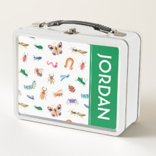 Lunch Box Motif d'insectes coloré mignon
