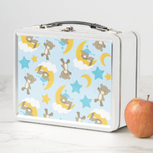 Lunch Box Motif D'Ours, Mignonnes Ours, Nounours, Étoiles