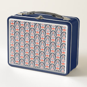 Lunch Box Motif floral d'art populaire de la Turquie