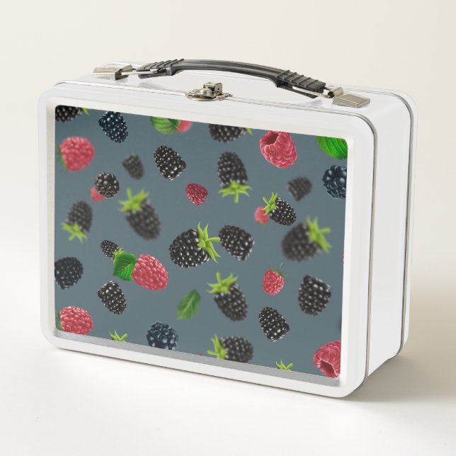 Lunch Box Motif framboise 2 (Devant)