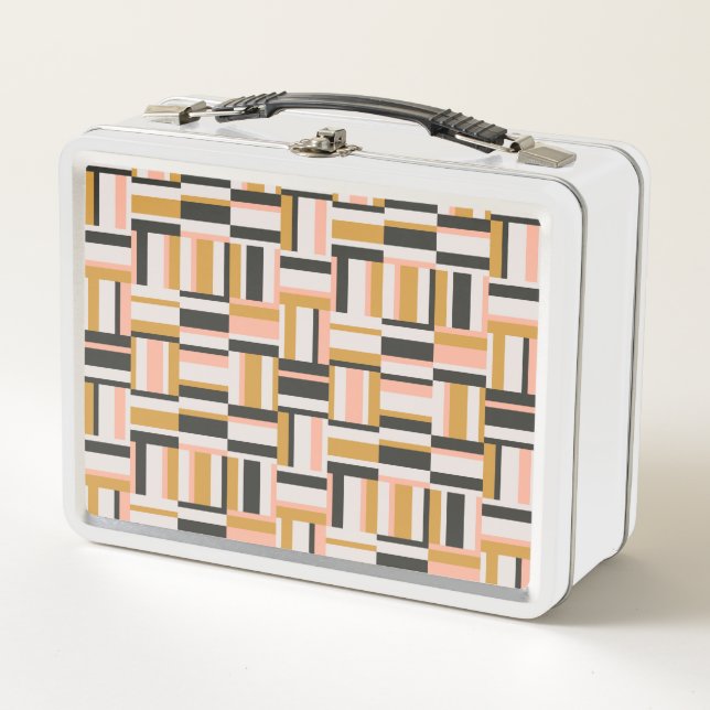 Lunch Box Motif géométrique de forme (Devant)