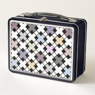 Lunch Box Motif géométrique multicolore