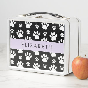 Lunch Box Motif mâle, Patrouilles de chien, Noir et Blanc, V