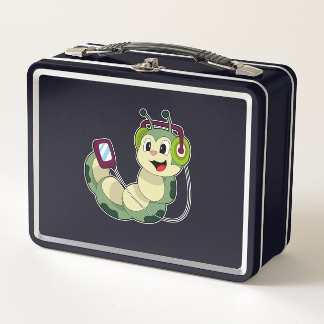 Lunch Box Musique casque Caterpillar (Devant)