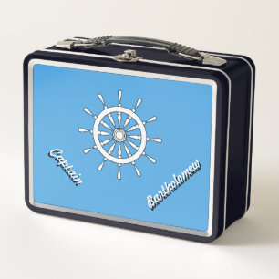 Lunch Box - Nautisches Thema mit Name