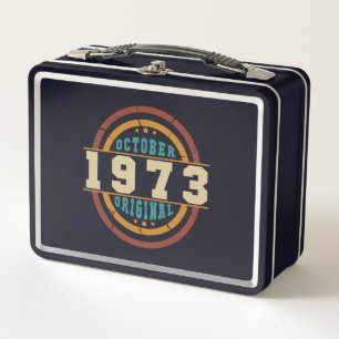 Lunch Box Né Octobre 1973 Original Retro