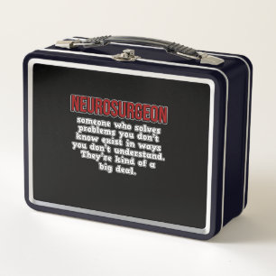 Lunch Box Neurochirurgien Chirurgie Docteur Médicale Neurol