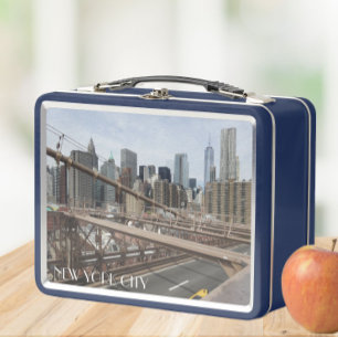 Lunch Box New York City Manhattan Skyline