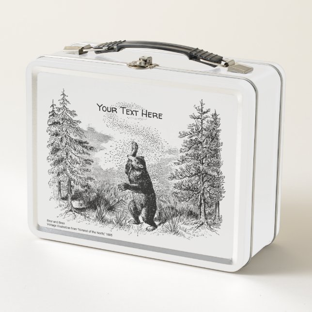 Lunch Box Nimrod - Ours et abeilles (Devant)