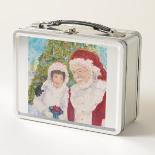 Lunch Box Noël du Père Noël Mme Claus Maureen Girard