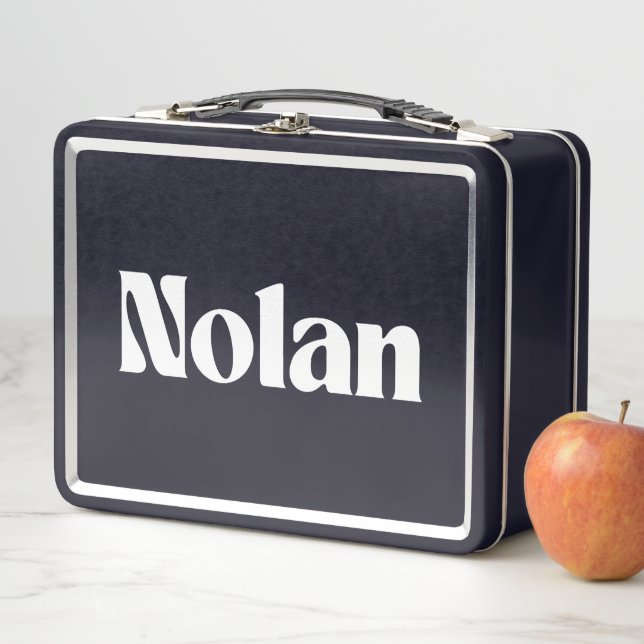 Lunch Box Nom Nolan Personnalisé (En situation)