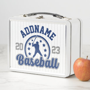 Lunch Box NOM PERSONNALISÉ Jeu du joueur de l'équipe de base