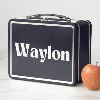 Lunch Box Nom Waylon Personnalisé