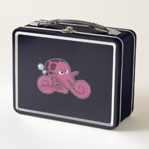 Lunch Box Octopus en moto