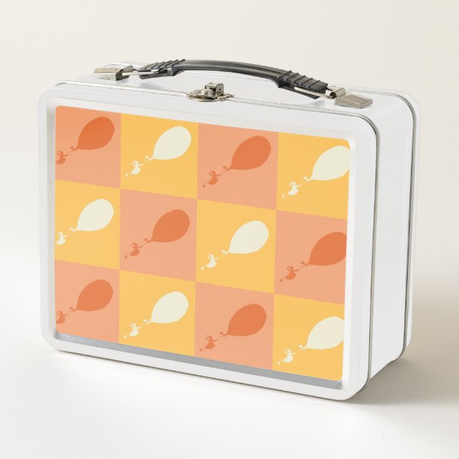 Lunch Box Oh, les endroits où tu iras | Motif orange (Devant)